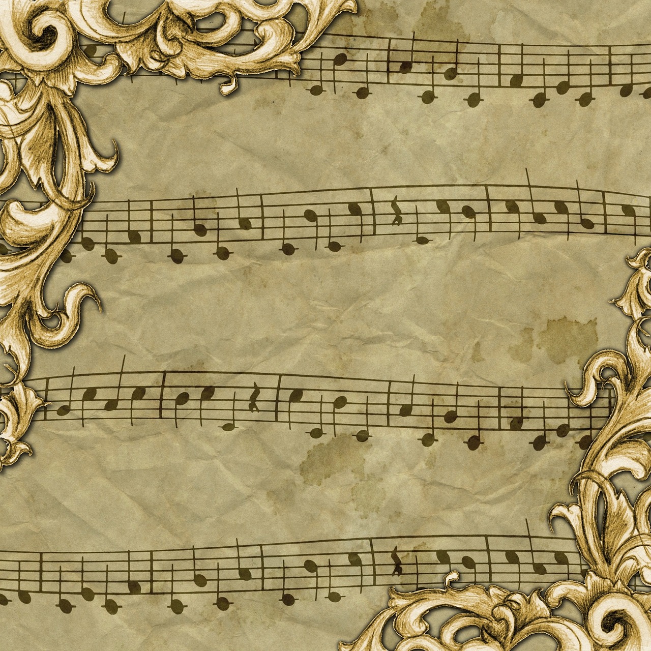 Steampunk Music Notation